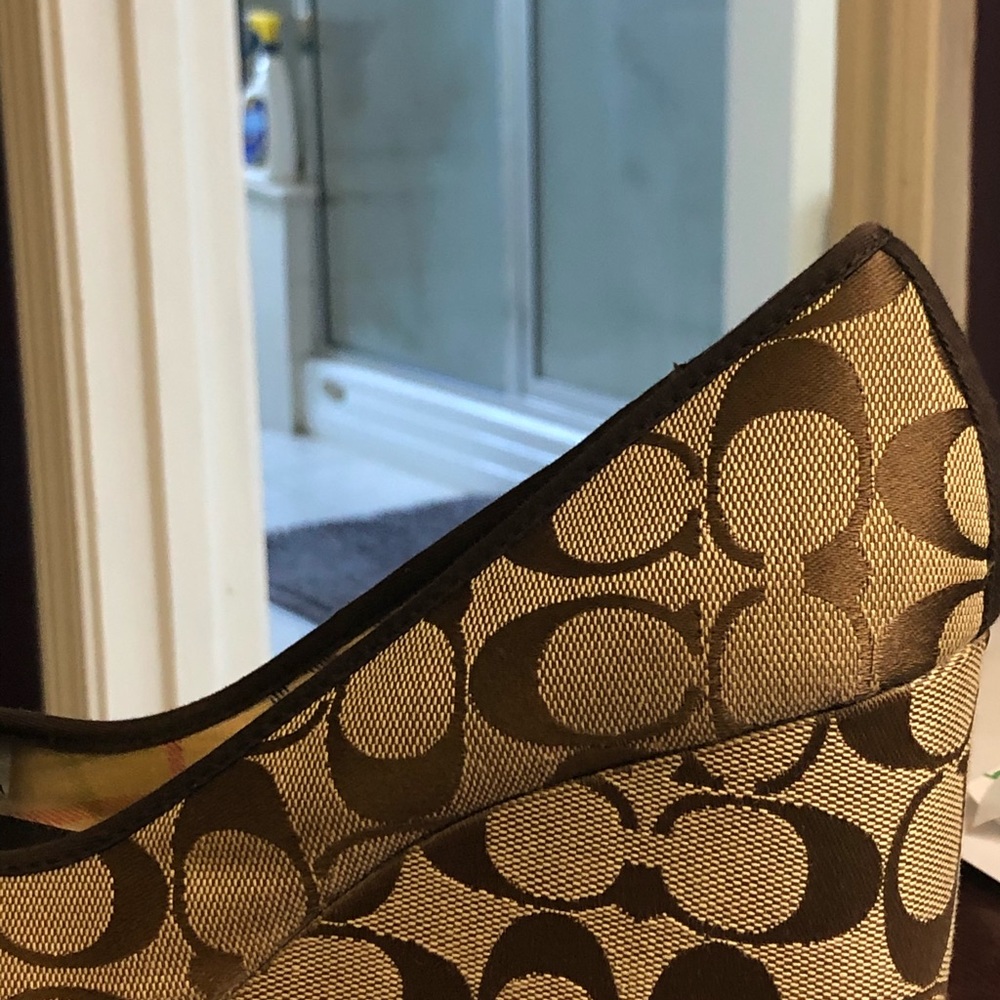 Coach shoes worn once!